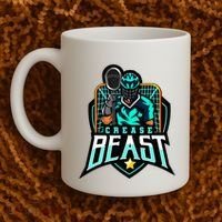 Crease Beast Lacrosse Goalkeeper For Lacrosse Goalie Coffee Mug thumb 2