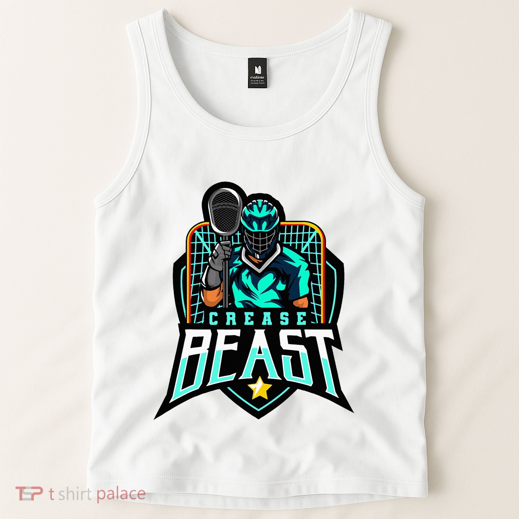 Crease Beast Lacrosse Goalkeeper For Lacrosse Goalie Tank Top