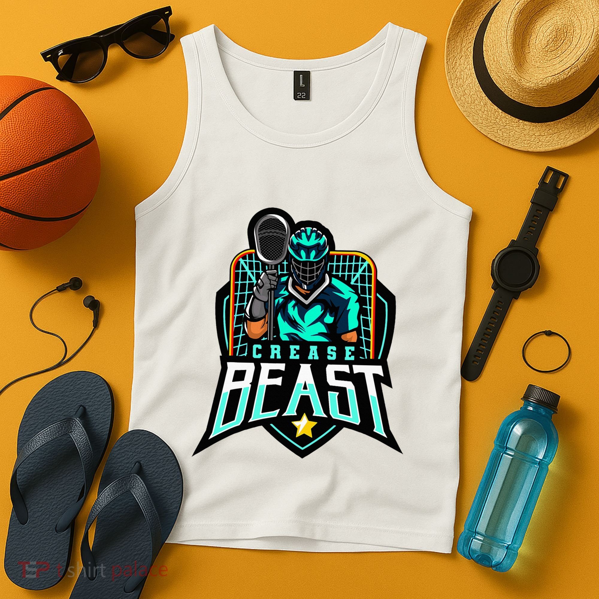 Crease Beast Lacrosse Goalkeeper For Lacrosse Goalie Tank Top