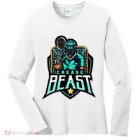 Crease Beast Lacrosse Goalkeeper For Lacrosse Goalie Women's Long Sleeve Shirt thumb 0