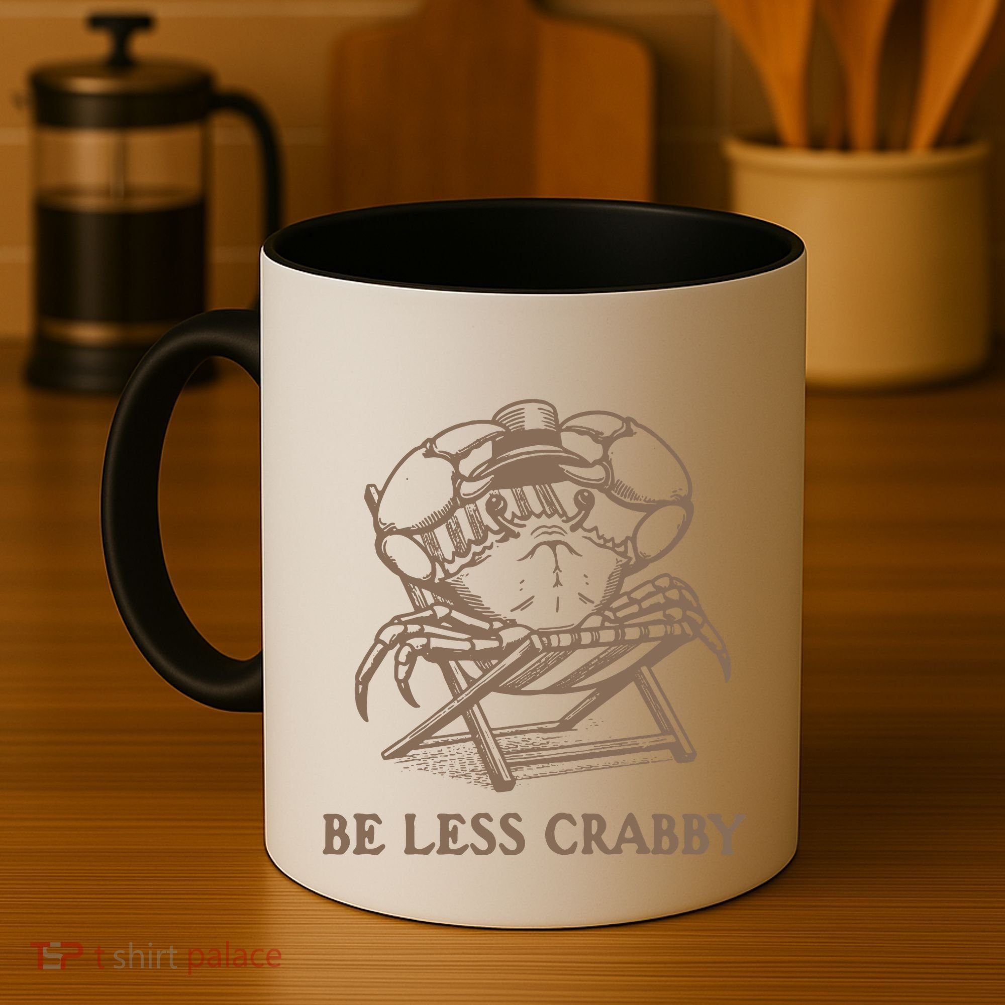 Crafty Be Less Crabby Coffee Mug