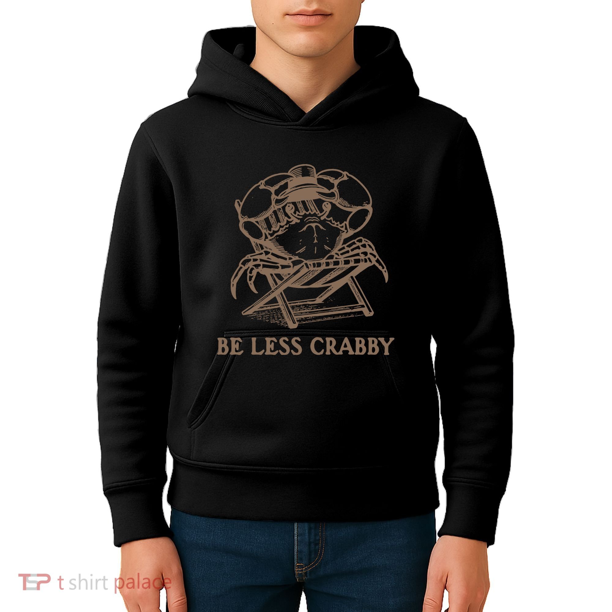 Crafty Be Less Crabby Kids Hoodie