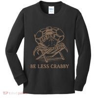 Crafty Be Less Crabby Kids Long Sleeve Shirt thumb 0