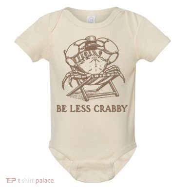 Crafty Be Less Crabby Baby Bodysuit