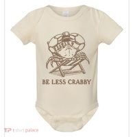 Crafty Be Less Crabby Baby Bodysuit thumb 0
