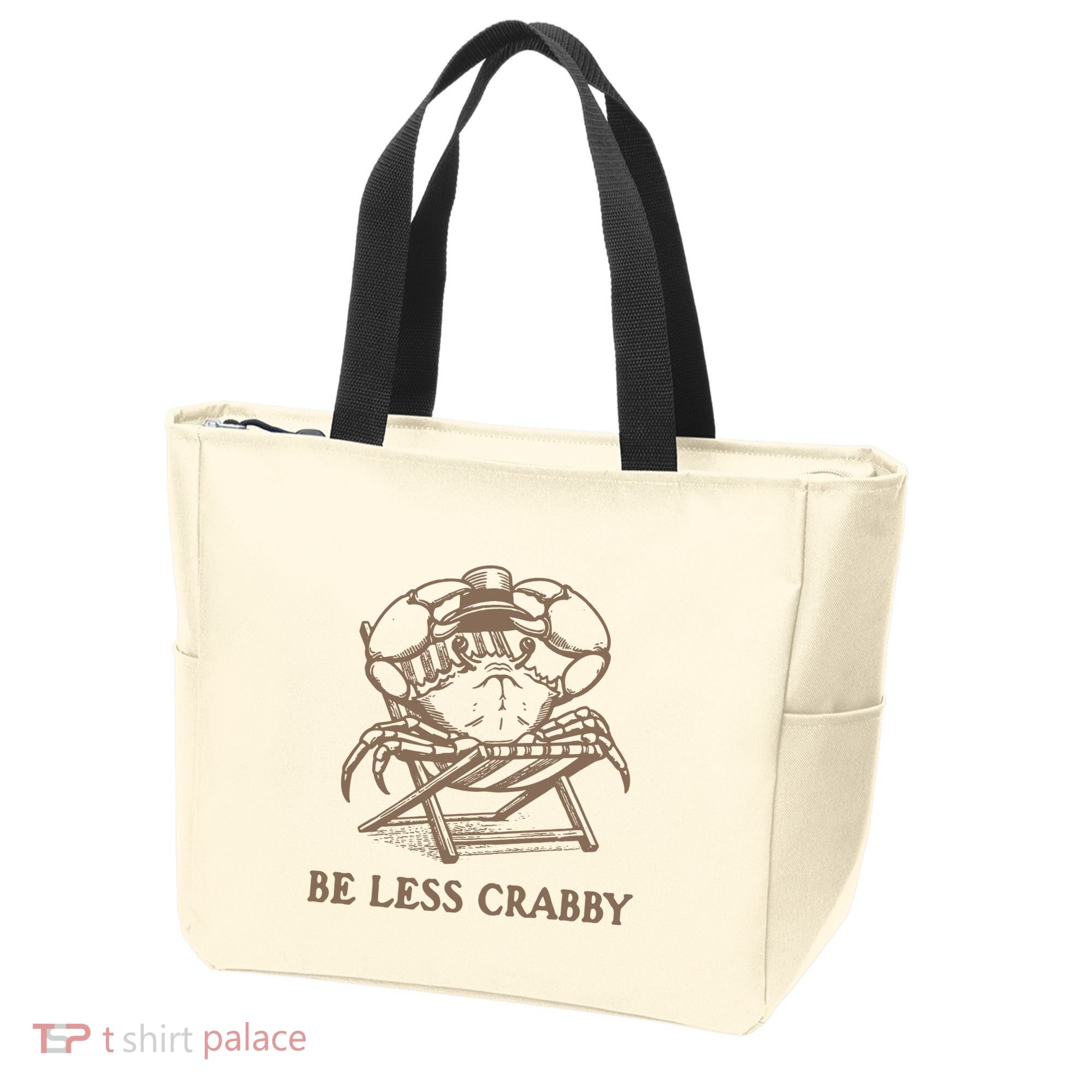 Crafty Be Less Crabby Tote Bag