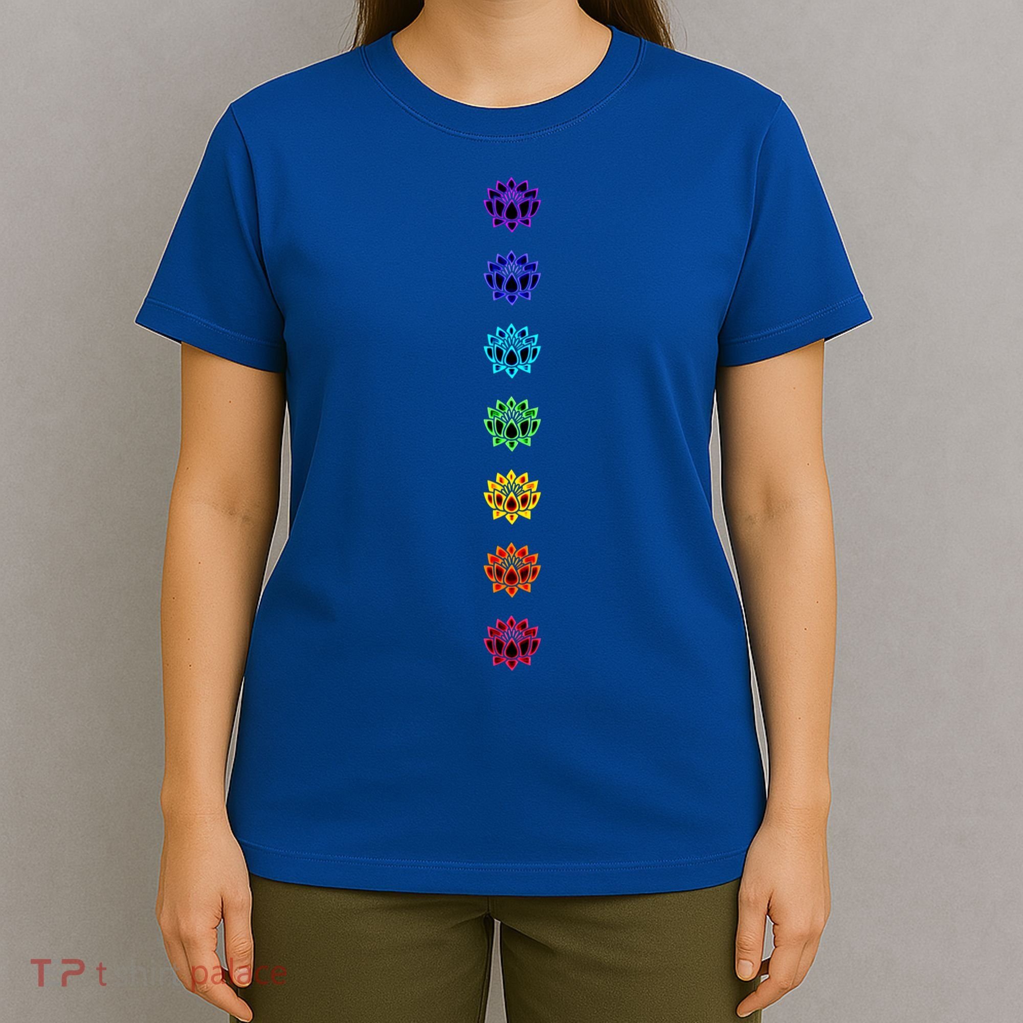 Chakra Buddhism Lotus Flower Yoga Symbol Spirituality Buddha Cute Gift T-Shirt