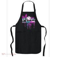 Cute Baseball Mom Ice Cream Drip Apron thumb 0