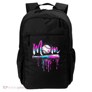Cute Baseball Mom Ice Cream Drip Backpack