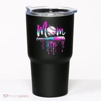 Cute Baseball Mom Ice Cream Drip Tumbler thumb 0