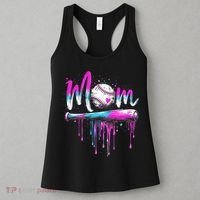 Cute Baseball Mom Ice Cream Drip Women's Tank Top thumb 3