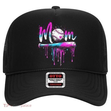 Cute Baseball Mom Ice Cream Drip Hat