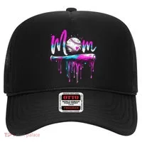 Cute Baseball Mom Ice Cream Drip Hat thumb 0