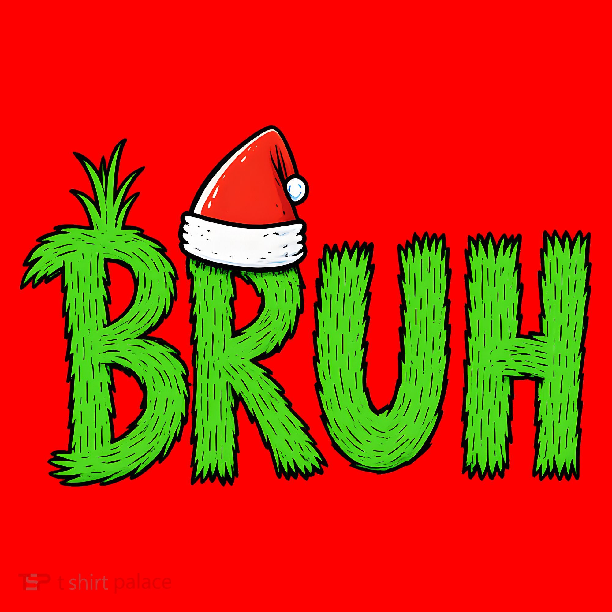 Christmas Bruh Meme Santa Hat Funny Xmas Santa Hat