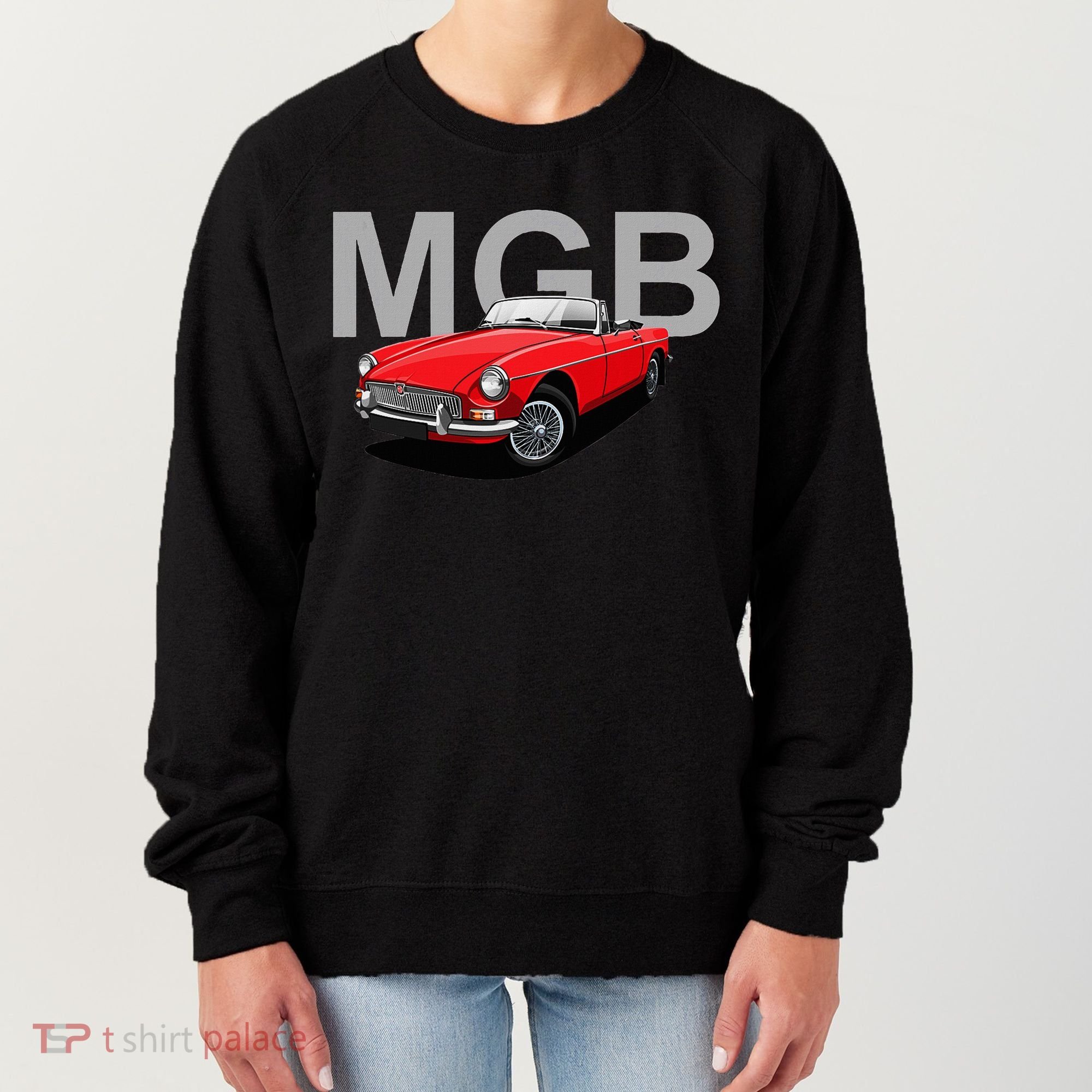 Classic British Mgb Sports Car Women's Sweatshirt
