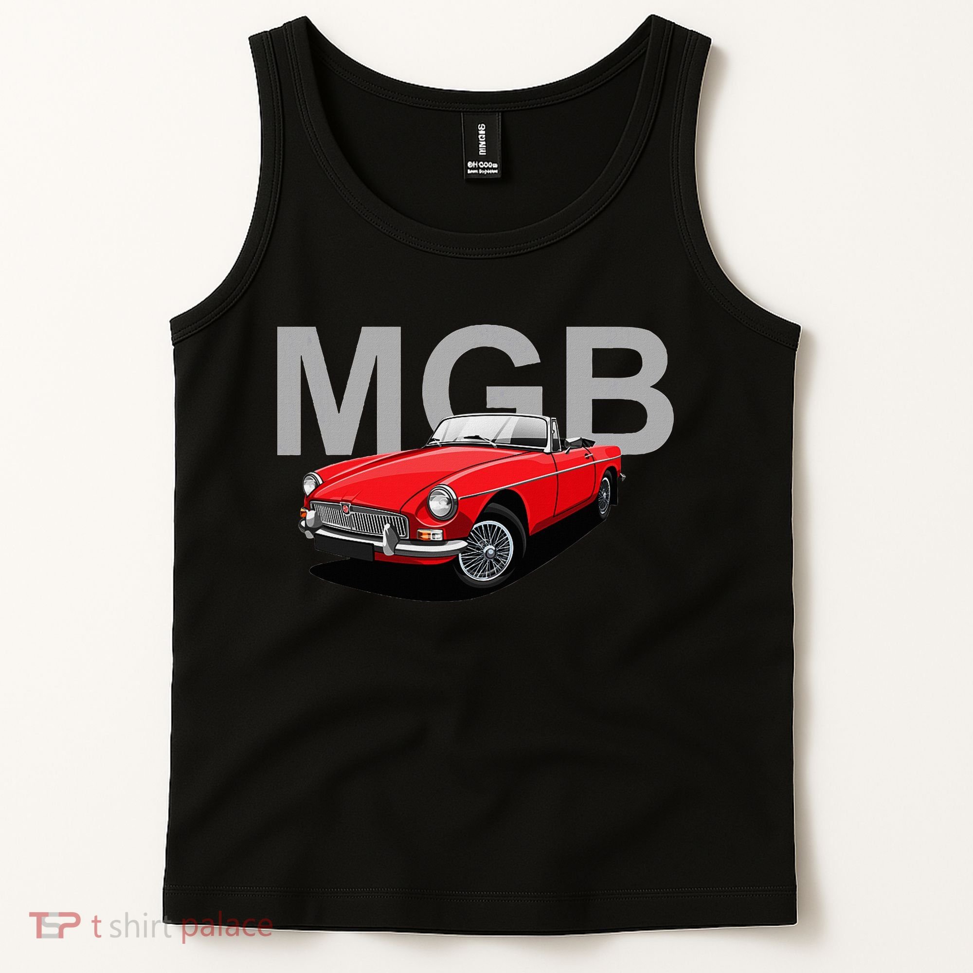 Classic British Mgb Sports Car Tank Top