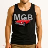 Classic British Mgb Sports Car Tank Top thumb 3