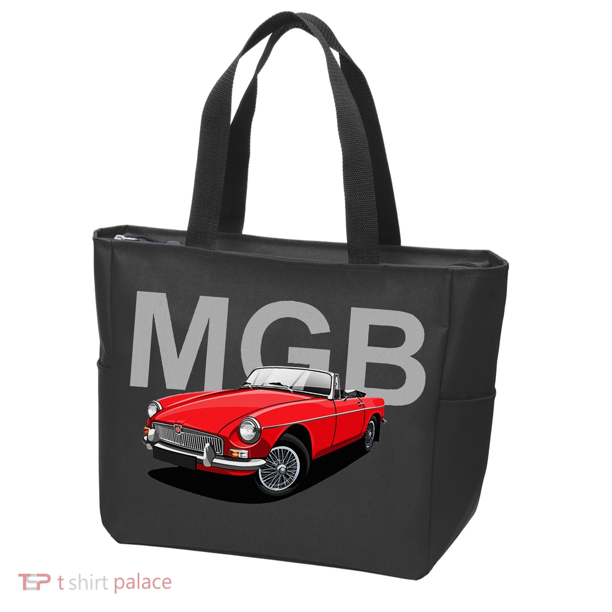 Classic British Mgb Sports Car Tote Bag