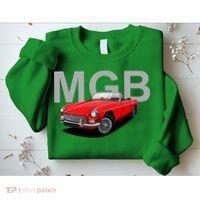 Classic British Mgb Sports Car Sweatshirt thumb 2
