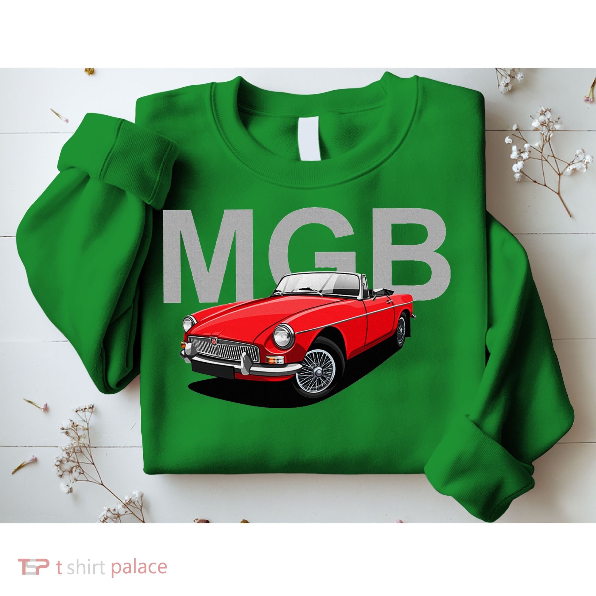 Classic British Mgb Sports Car Sweatshirt