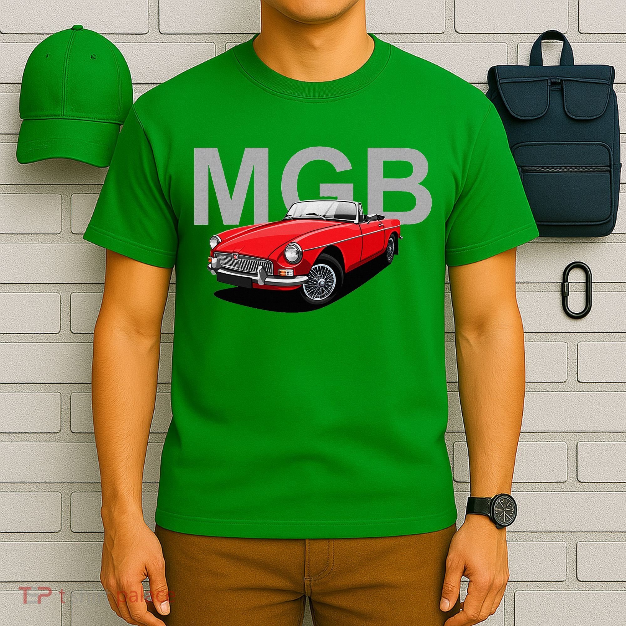 Classic British Mgb Sports Car T-Shirt