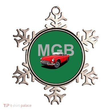 Classic British Mgb Sports Car Ornament