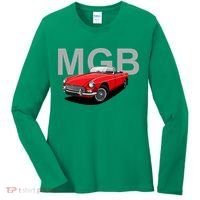 Classic British Mgb Sports Car Women's Long Sleeve Shirt thumb 0