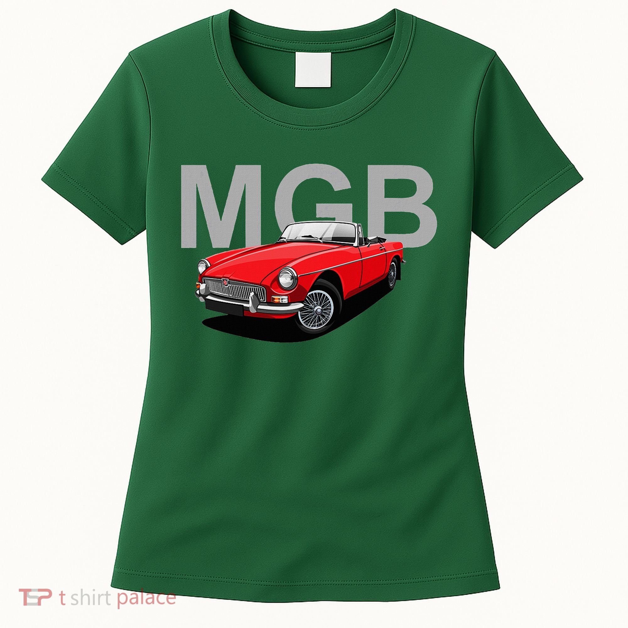 Classic British Mgb Sports Car Women's T-Shirt
