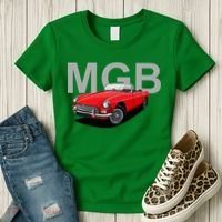 Classic British Mgb Sports Car Women's T-Shirt thumb 3