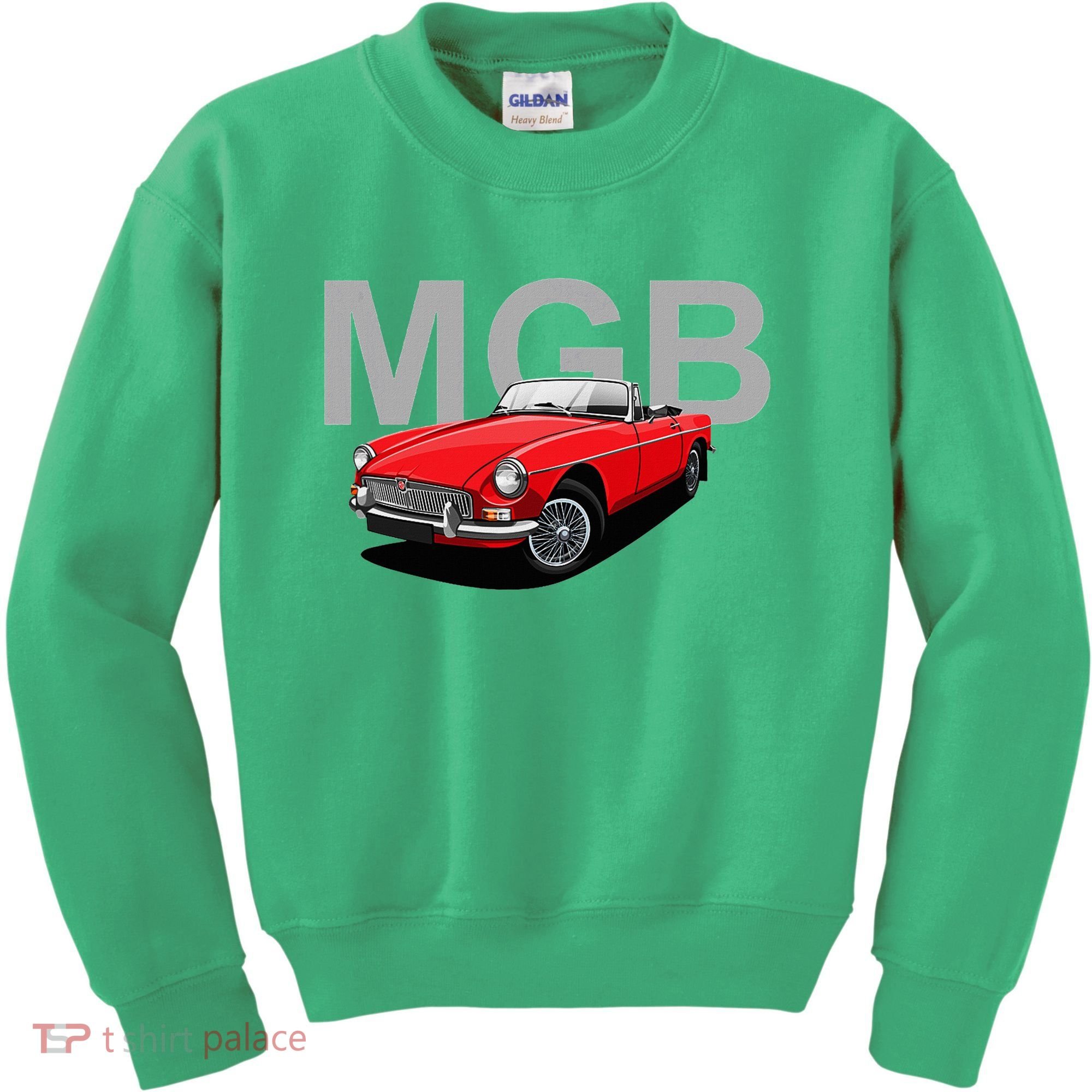 Classic British Mgb Sports Car Kids Sweatshirt