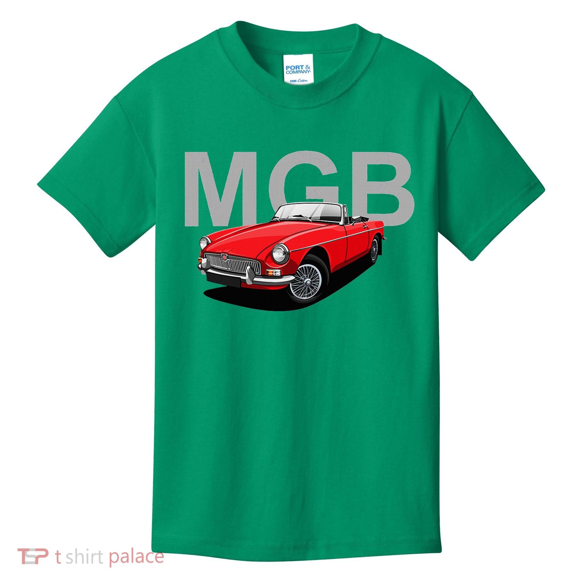 Classic British Mgb Sports Car Kids T-Shirt