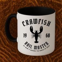 Crawfish Boil Master Cajun Seafood Festival Retro Cooking Gift Coffee Mug thumb 2