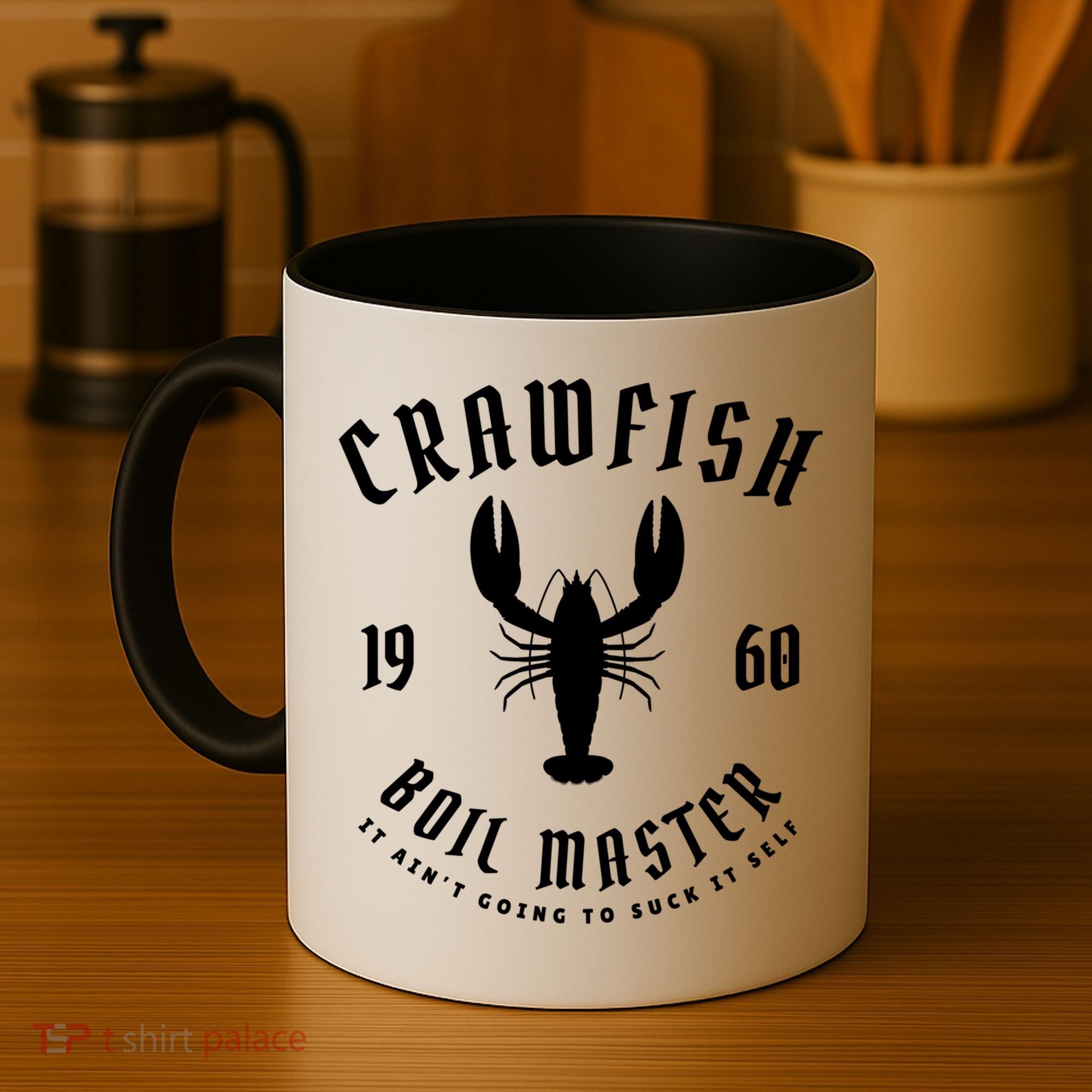 Crawfish Boil Master Cajun Seafood Festival Retro Cooking Gift Coffee Mug