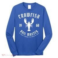 Crawfish Boil Master Cajun Seafood Festival Retro Cooking Gift Long Sleeve Shirt thumb 0