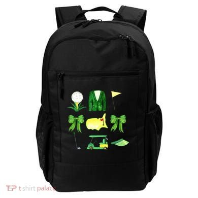 Coquette Bow Masters Golf Tournament Golfing Backpack