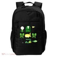 Coquette Bow Masters Golf Tournament Golfing Backpack thumb 0