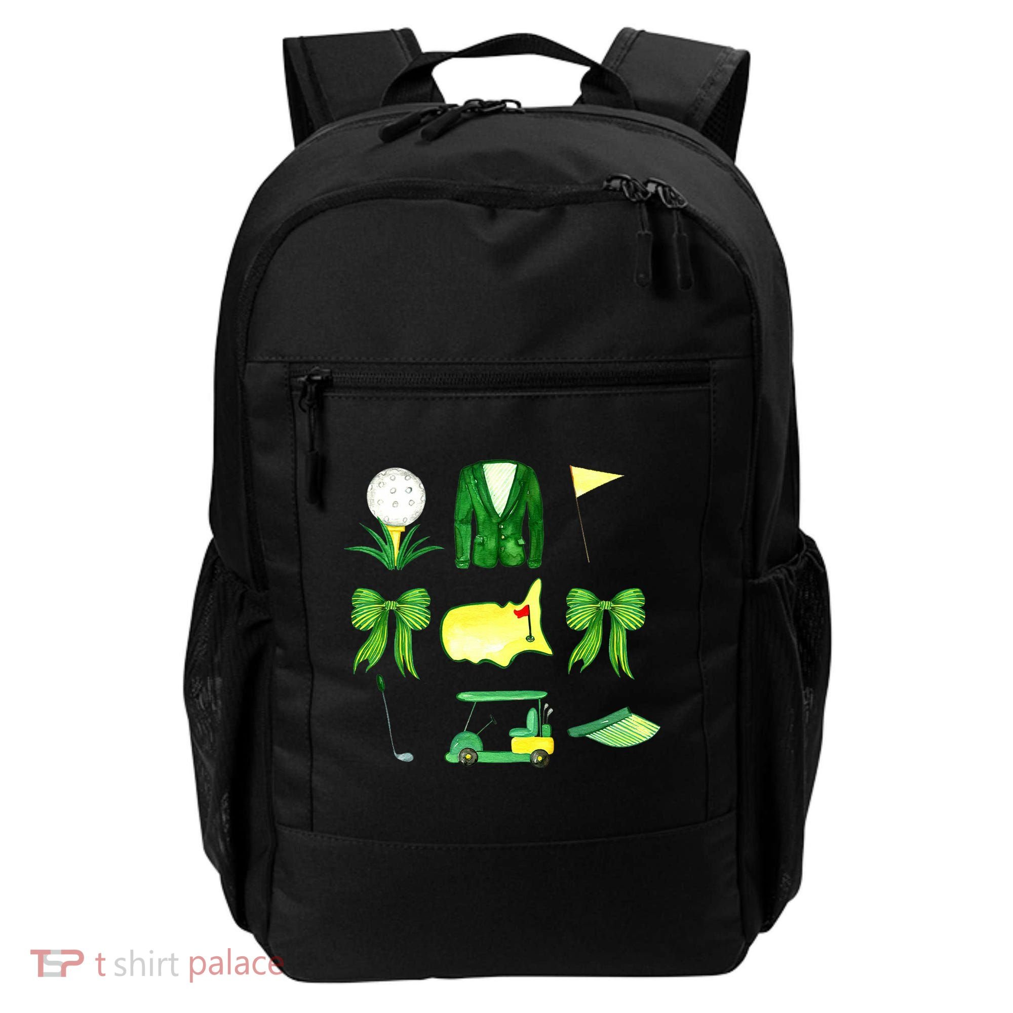 Coquette Bow Masters Golf Tournament Golfing Backpack