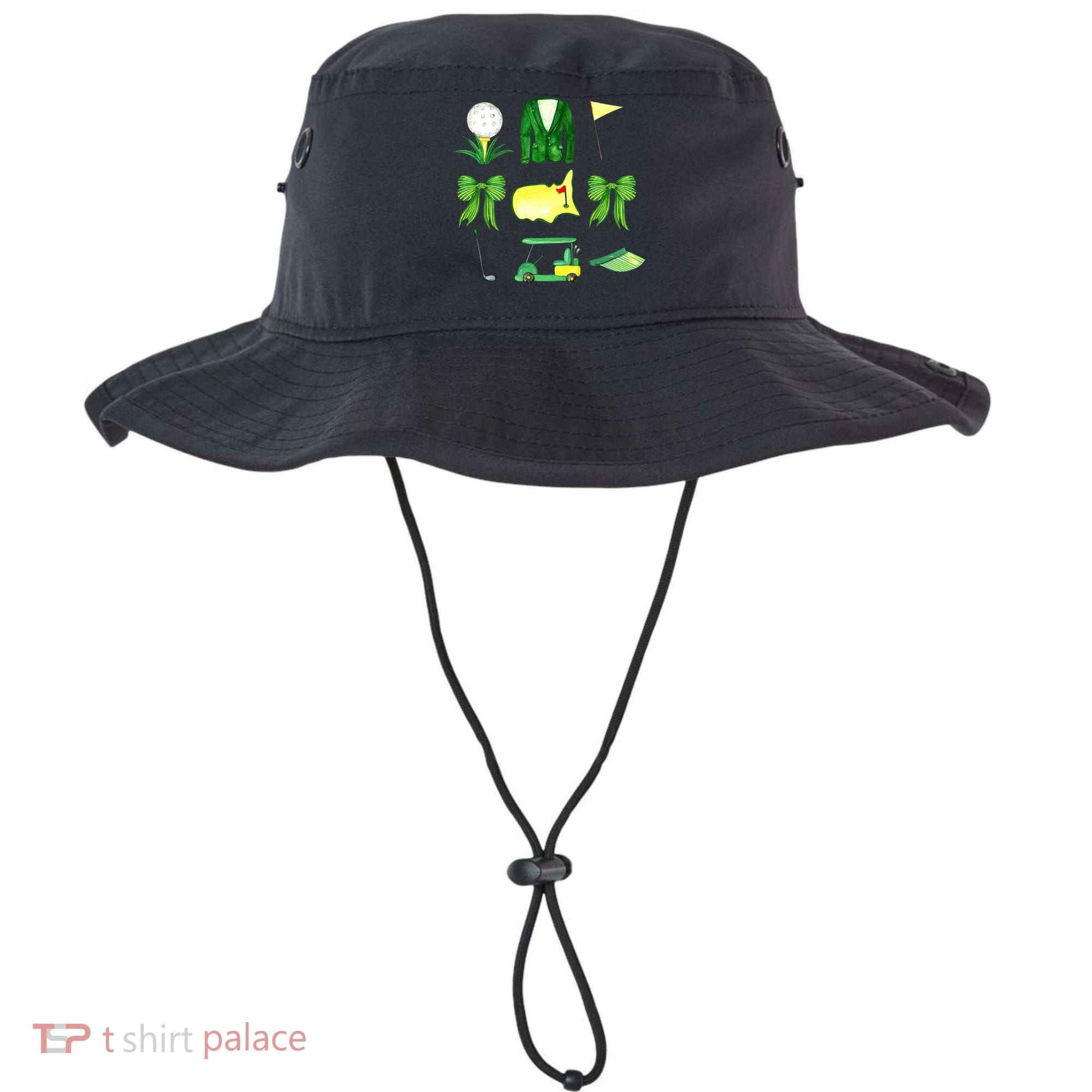 Coquette Bow Masters Golf Tournament Golfing Bucket Hat