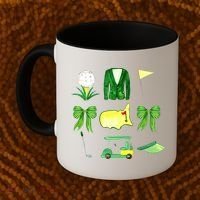 Coquette Bow Masters Golf Tournament Golfing Coffee Mug thumb 2