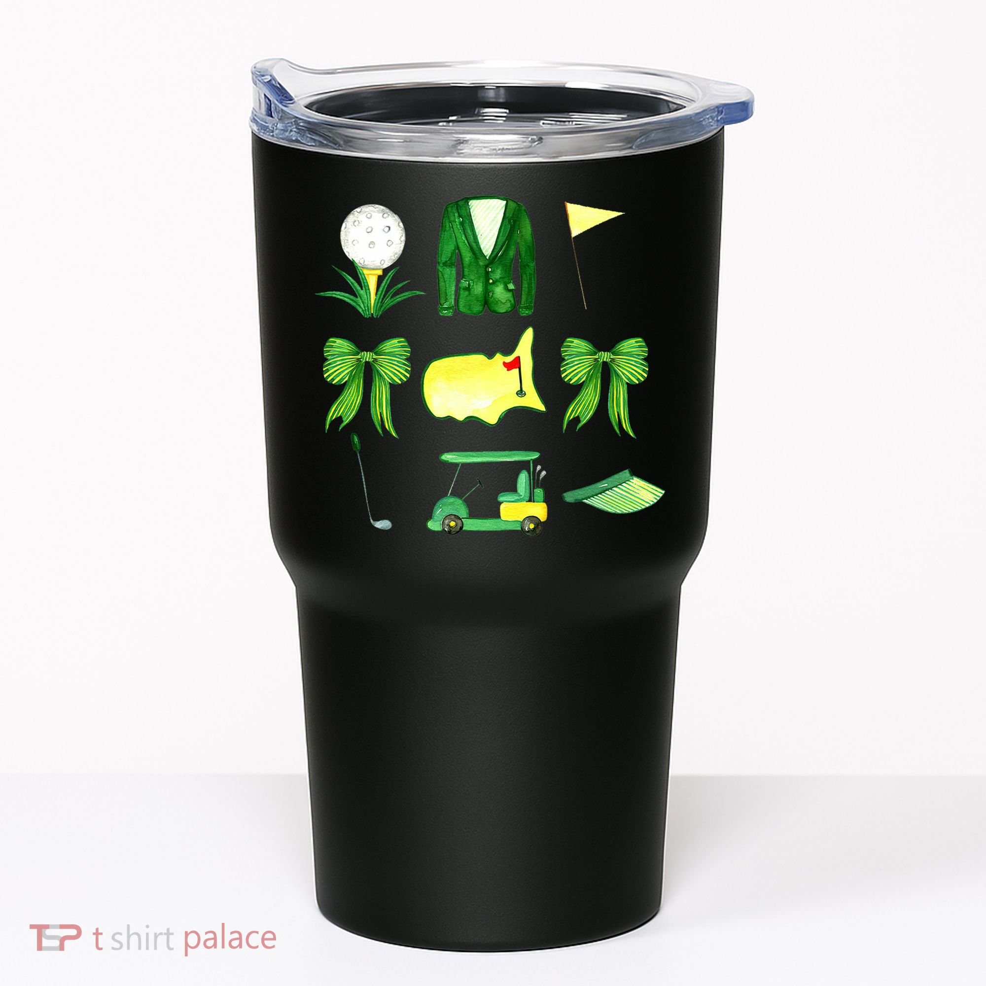 Coquette Bow Masters Golf Tournament Golfing Tumbler