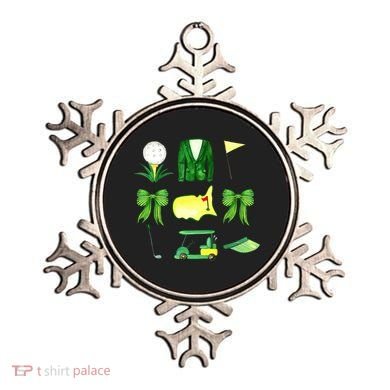 Coquette Bow Masters Golf Tournament Golfing Ornament