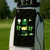 Coquette Bow Masters Golf Tournament Golfing Golf Towel thumb 2