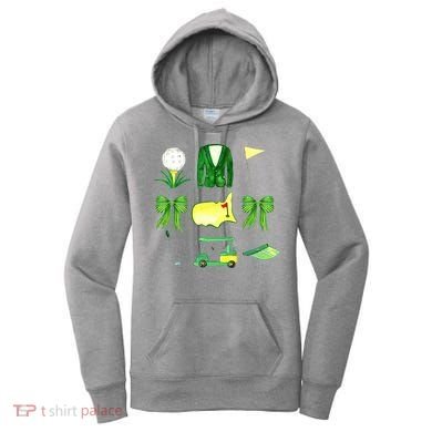 Coquette Bow Masters Golf Tournament Golfing Women's Hoodie
