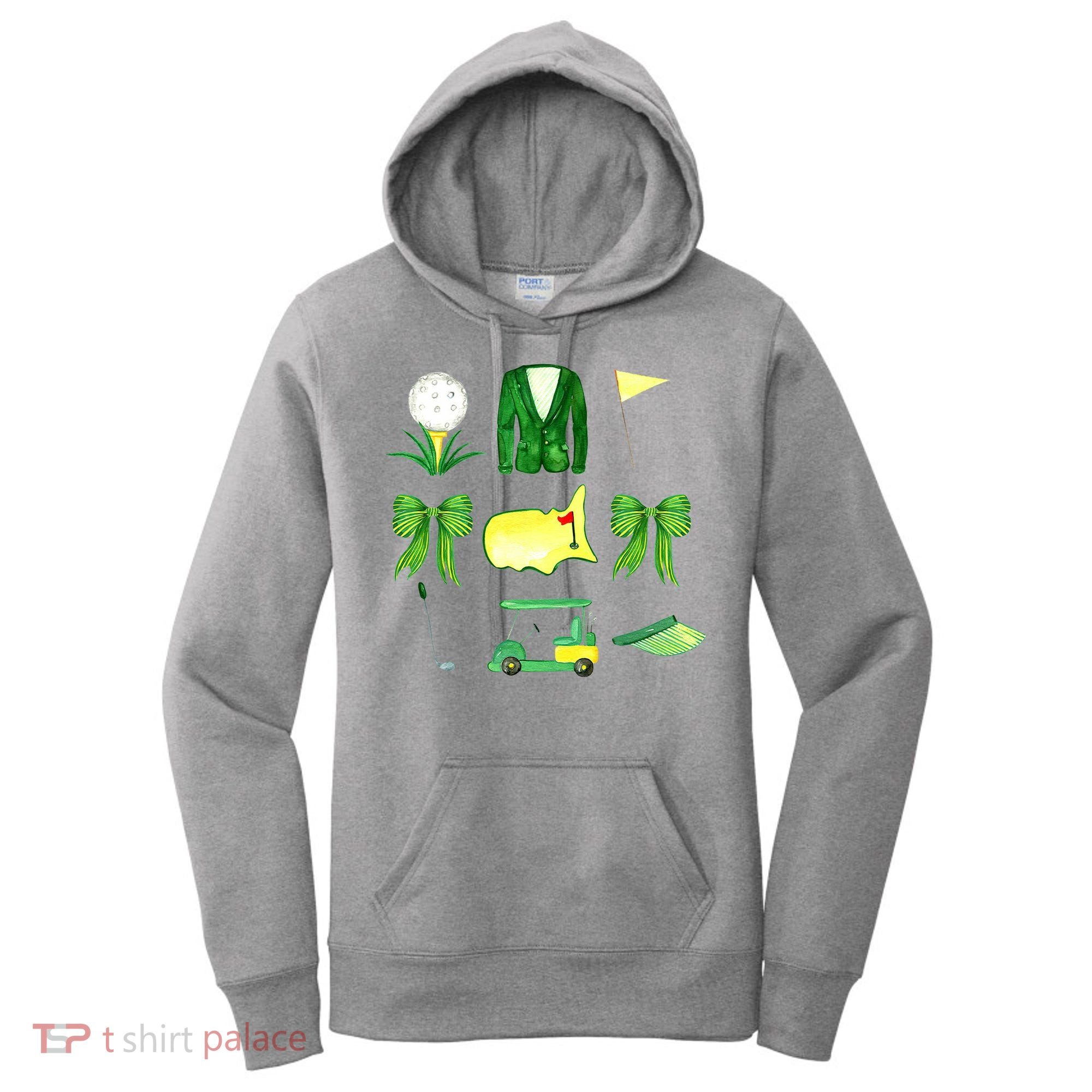 Coquette Bow Masters Golf Tournament Golfing Women's Hoodie