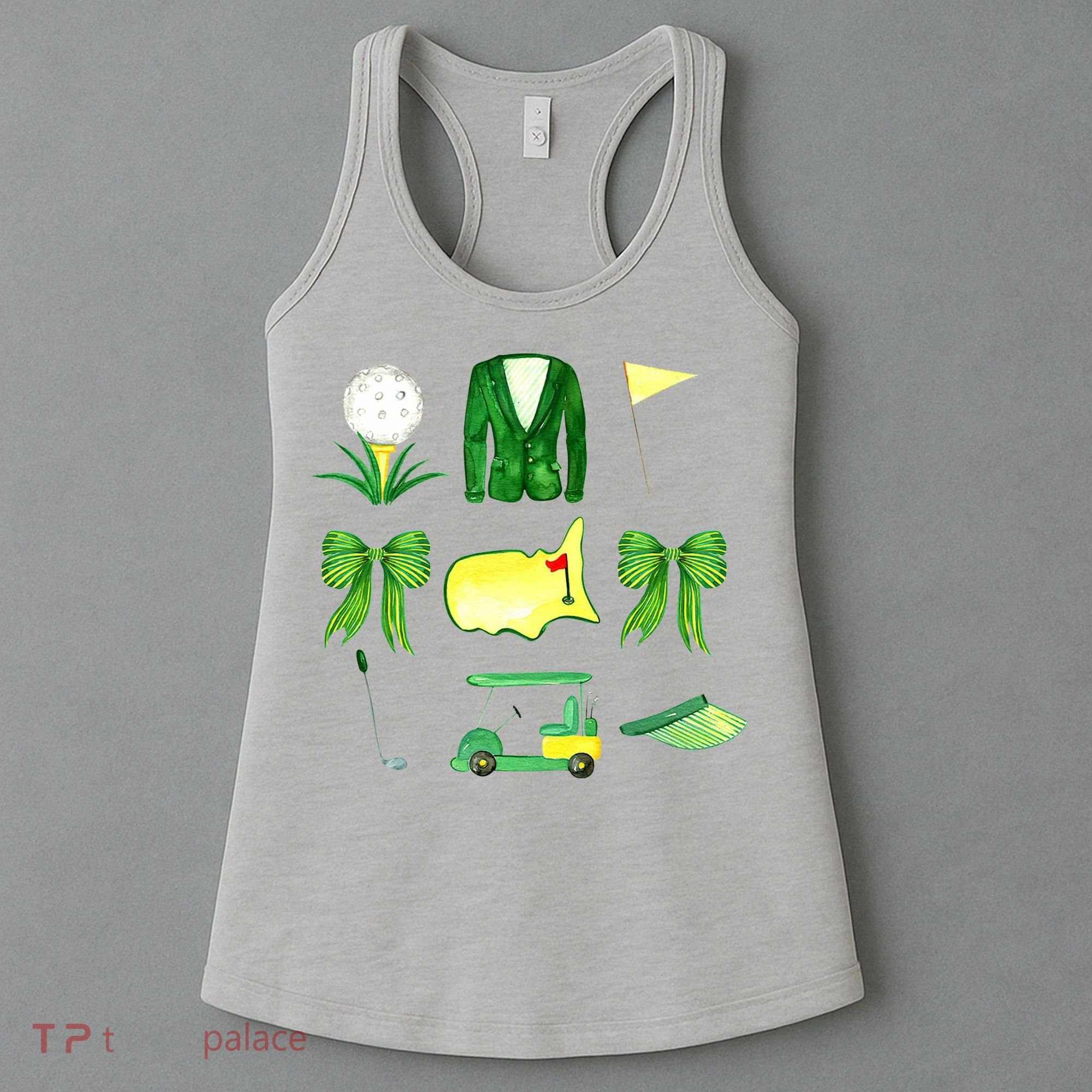 Coquette Bow Masters Golf Tournament Golfing Women's Tank Top