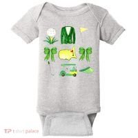 Coquette Bow Masters Golf Tournament Golfing Baby Bodysuit thumb 0