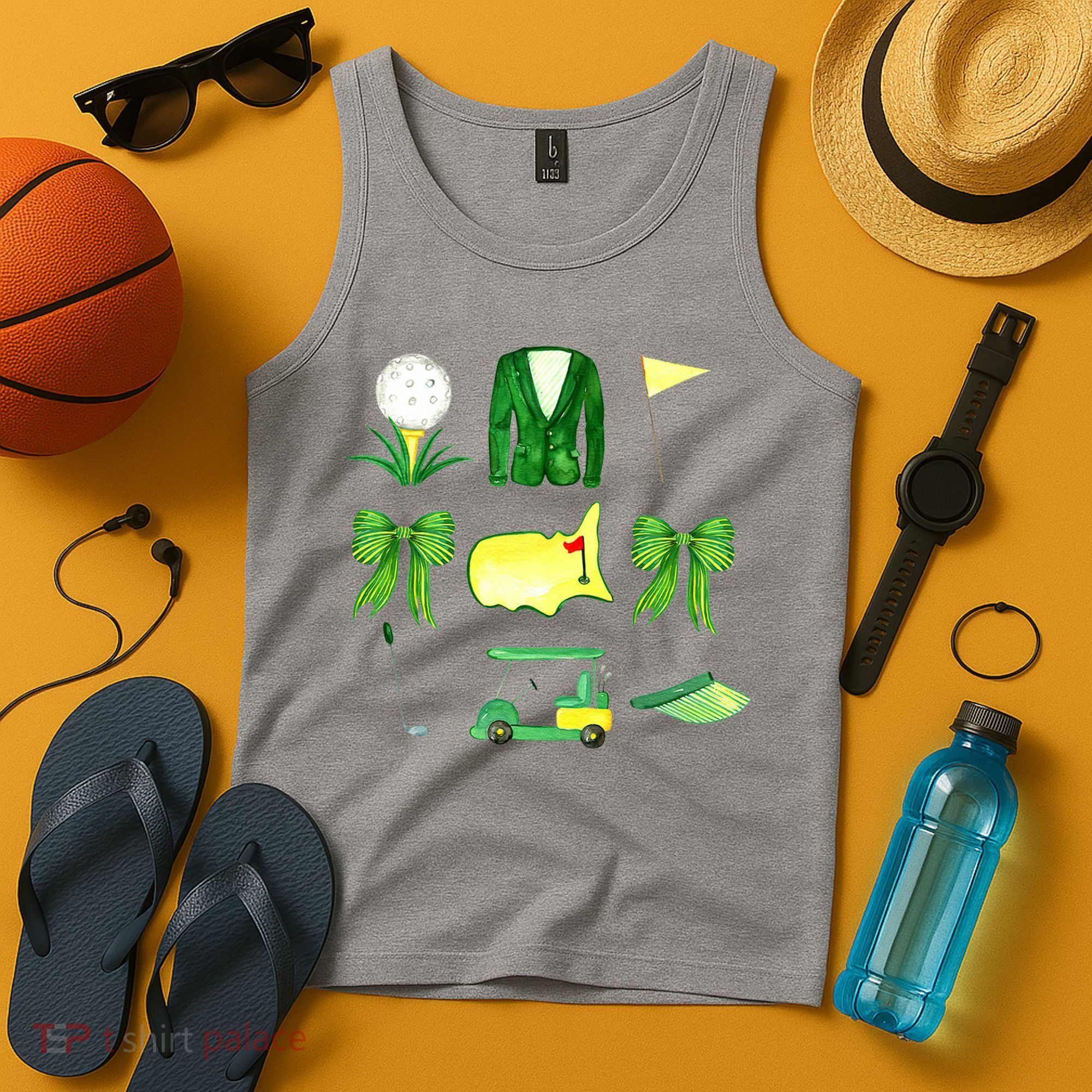 Coquette Bow Masters Golf Tournament Golfing Tank Top