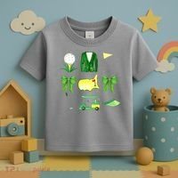 Coquette Bow Masters Golf Tournament Golfing Toddler T-Shirt thumb 3
