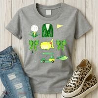 Coquette Bow Masters Golf Tournament Golfing Women's T-Shirt thumb 3