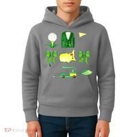 Coquette Bow Masters Golf Tournament Golfing Kids Hoodie thumb 4